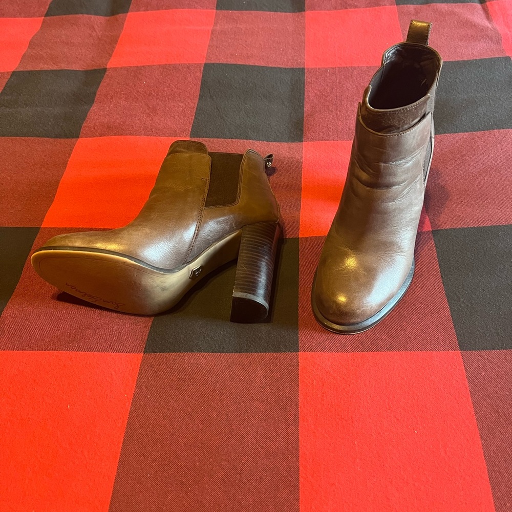 Sam Edelman Brown Heeled Boots
